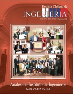 Revista Chilena de Ingeniería y Anales -diciembre 2022