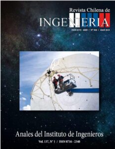 Revista Chilena de Ingeniería y Anales - Abril 2025